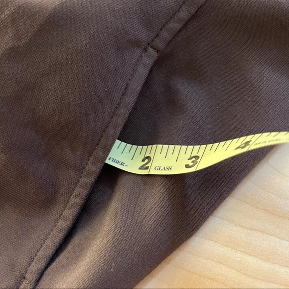 ❤️ CMC Color Me Cotton Brown Maxi Dress Longsleeves Size XS - Picture 6 of 13